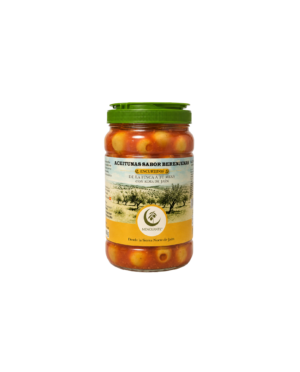 Aceitunas manzanilla con sabor a berenjena